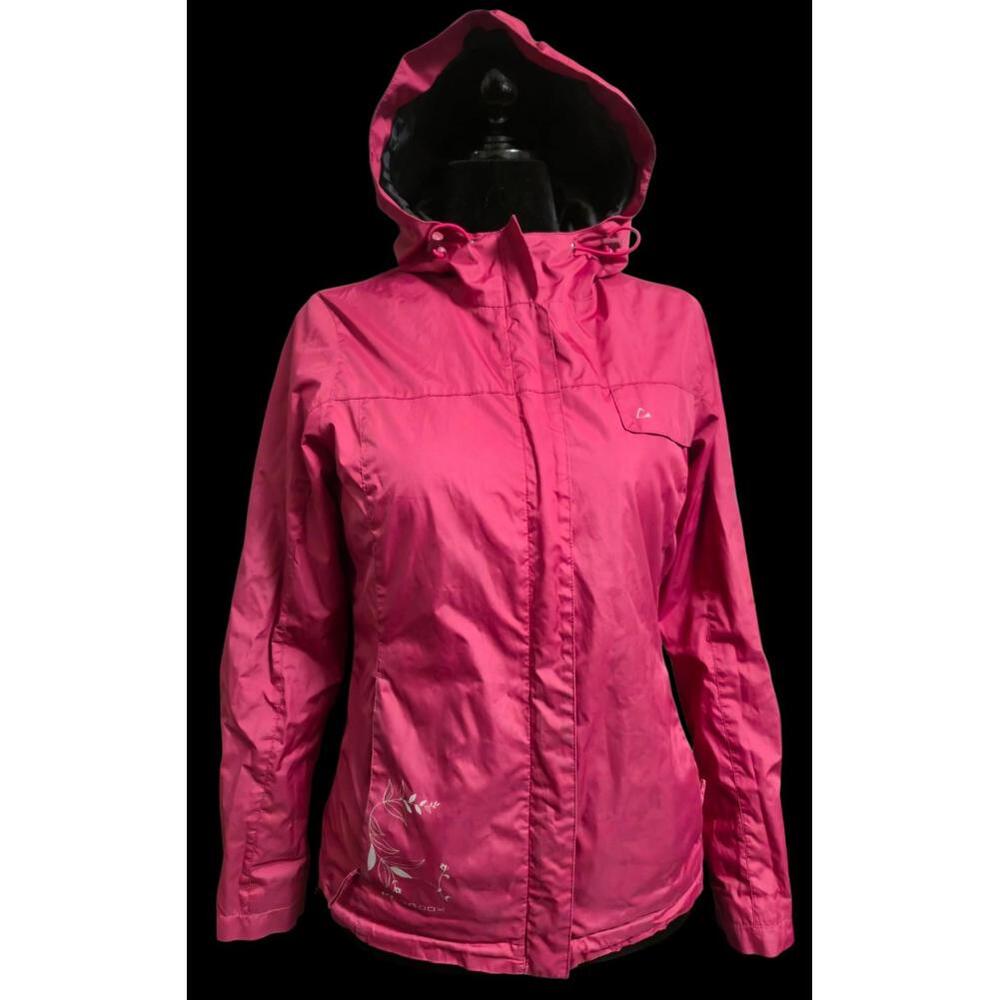 Cranberry Colored women's Small "Paradox" Windbreaker with Dark Grey Interior